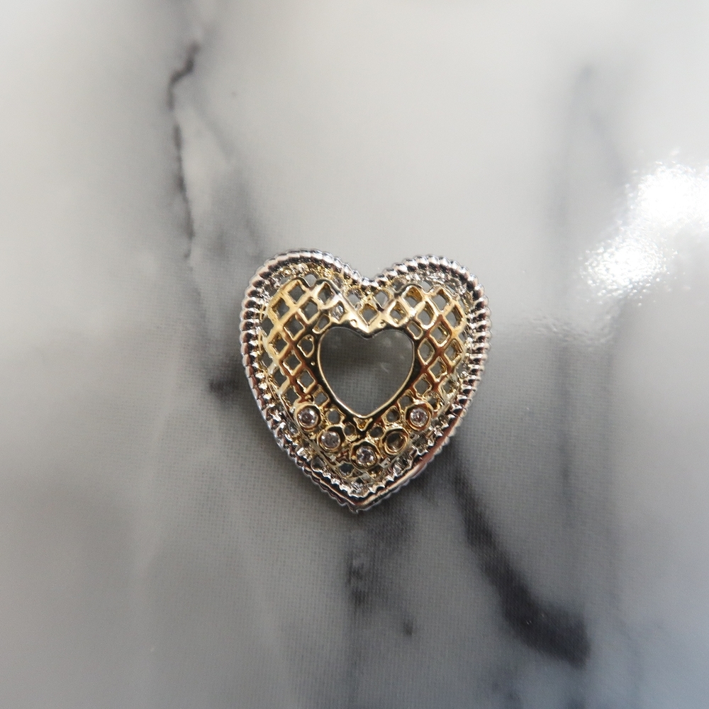 Sterling silver heart pendant